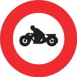 Verbot für Motorräder