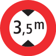 Maximum height (including payload; only produced, if lower than 4 m)