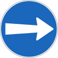 Must turn right