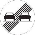 End of no overtaking restriction