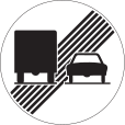 End of no overtaking by lorries restriction