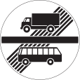 End of partly driving ban e.g. for lorries or buses