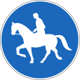  Bridleway (horsemen must use designated path with their horse)