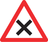 Crossroad with Priority to the right rule