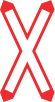 Croix de St-André simple