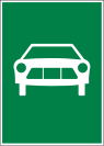 Expressway (often with oncoming traffic, max speed limit 100 km/h)