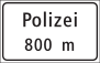 Distance to police station (in German)